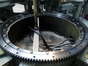 Remplacement de la couronne d'orientation pour Centrale del Latte Brescia