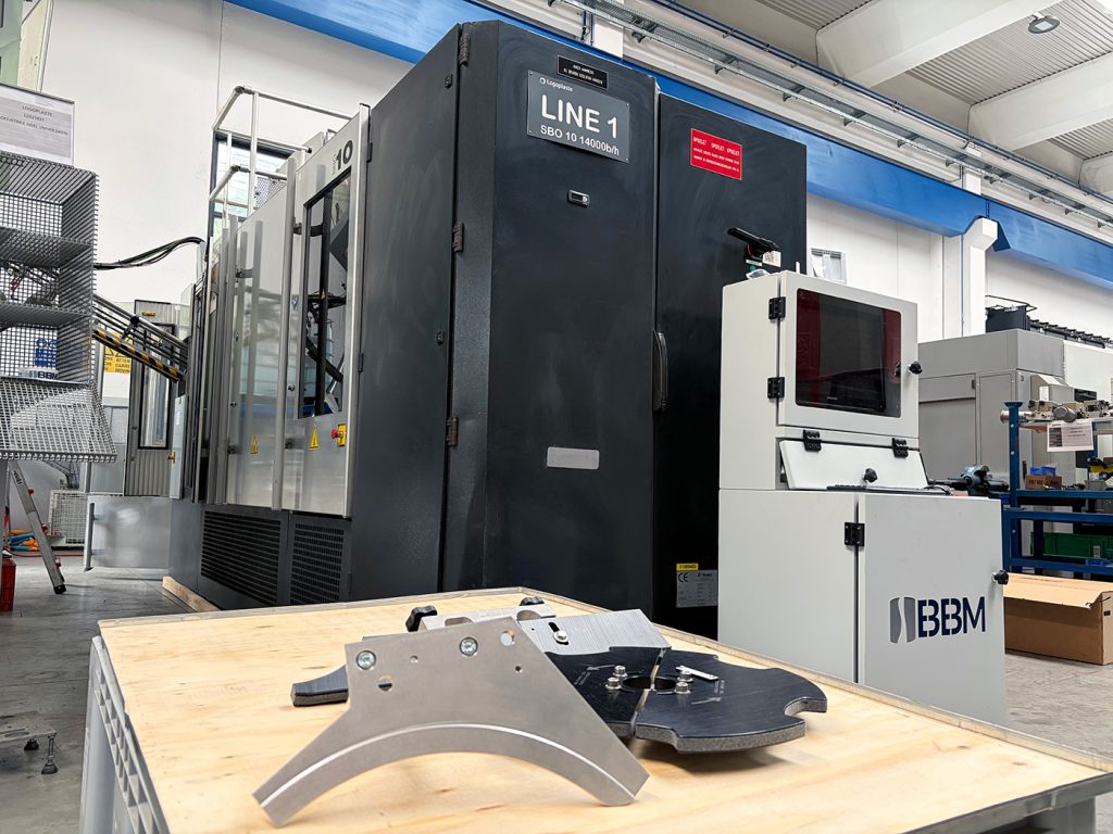 Sidel blow molder maintenance for Logoplaste: technical audit, spare parts and preparation of an SBO 10 Universal PH destined for Brazil